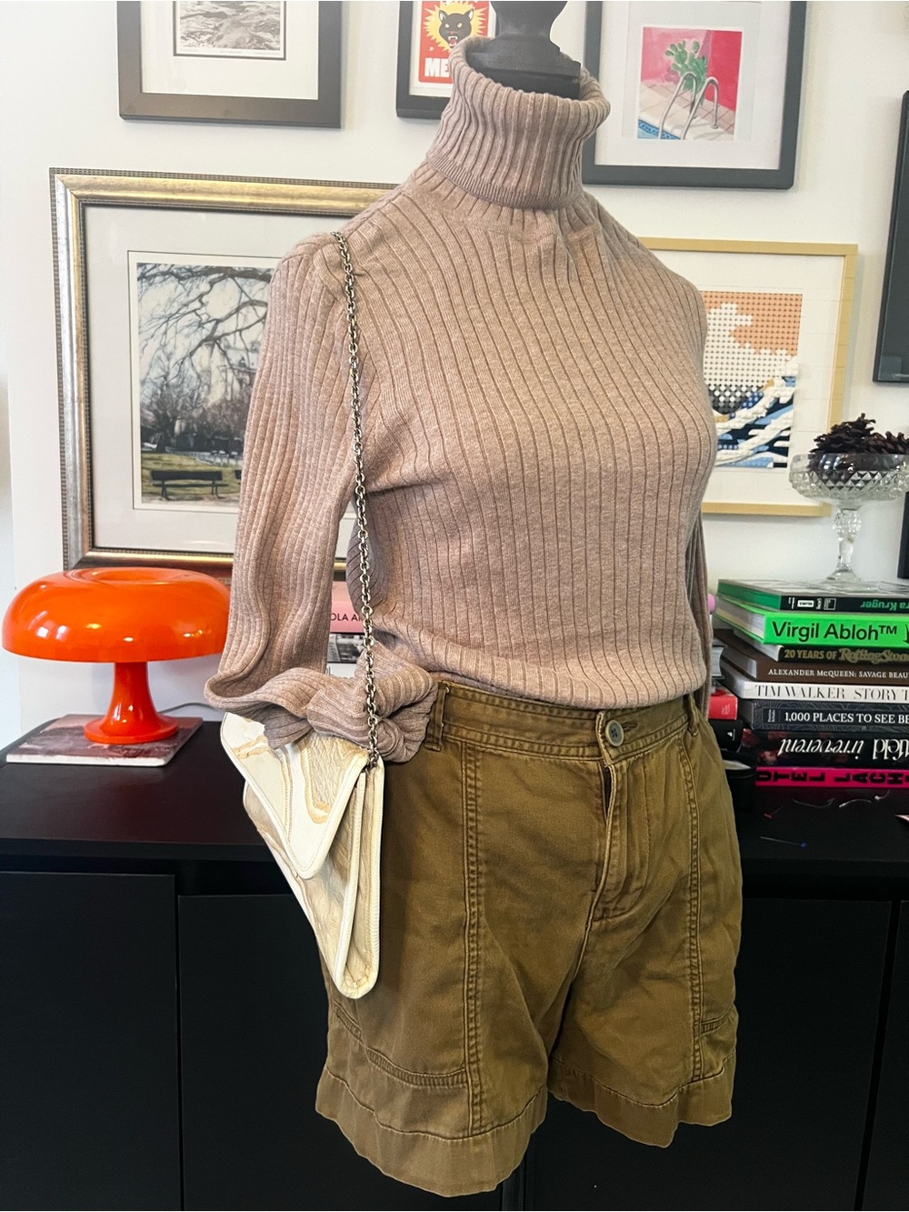 Old Navy Olive Green Cargo Shorts